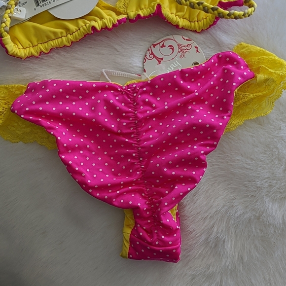 Brand New Beach Bunny Braided Reversible Set 2 Pcs - Picture 6 of 11